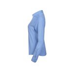 VL PRITHVI WOMEN. Cămașă Oxford (180 g/m&sup2;) pentru femei, confecționată din bumbac (50%), poliester (45%) și elastan (5%) - Albastru