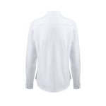 VL PRITHVI WOMEN. Cămașă Oxford (180 g/m&sup2;) pentru femei, confecționată din bumbac (50%), poliester (45%) și elastan (5%) - Alb