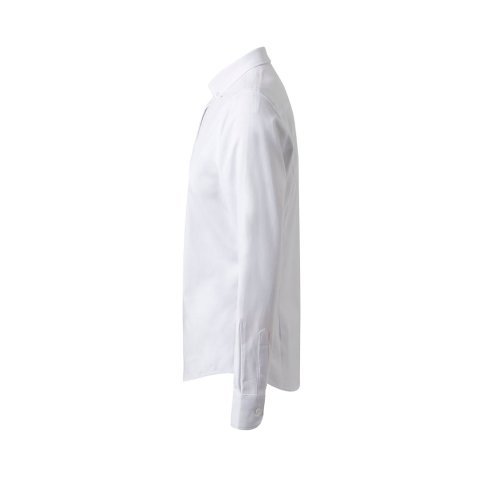 VL PRITHVI WOMEN. Cămașă Oxford (180 g/m&sup2;) pentru femei, confecționată din bumbac (50%), poliester (45%) și elastan (5%) - Alb