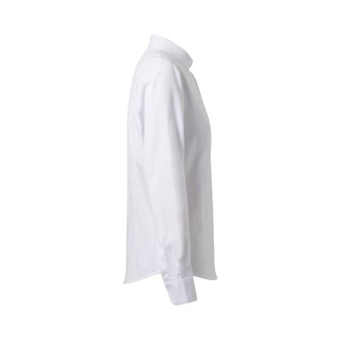 VL PRITHVI WOMEN. Cămașă Oxford (180 g/m&sup2;) pentru femei, confecționată din bumbac (50%), poliester (45%) și elastan (5%) - Alb