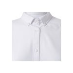 VL PRITHVI WOMEN. Cămașă Oxford (180 g/m&sup2;) pentru femei, confecționată din bumbac (50%), poliester (45%) și elastan (5%) - Alb