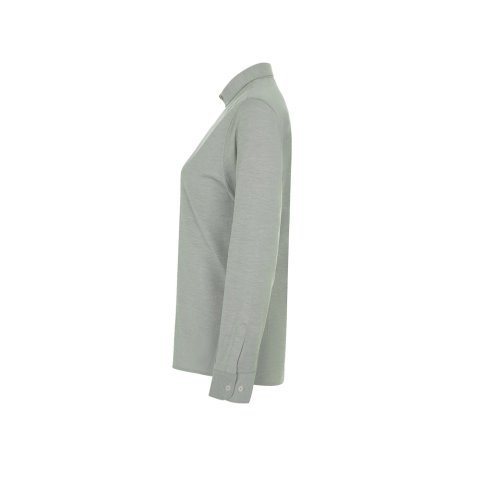 VL PRITHVI WOMEN. Cămașă Oxford (180 g/m&sup2;) pentru femei, confecționată din bumbac (50%), poliester (45%) și elastan (5%) - Verde