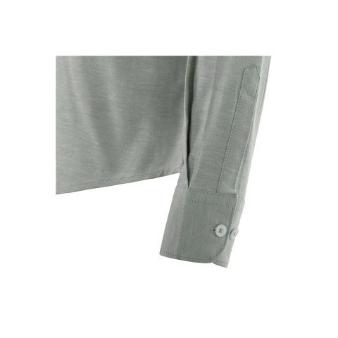 VL PRITHVI WOMEN. Cămașă Oxford (180 g/m&sup2;) pentru femei, confecționată din bumbac (50%), poliester (45%) și elastan (5%) - Verde