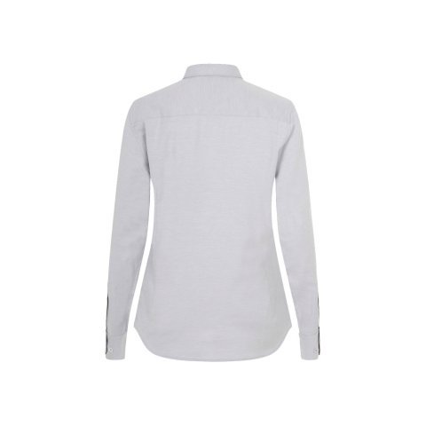VL PRITHVI WOMEN. Cămașă Oxford (180 g/m&sup2;) pentru femei, confecționată din bumbac (50%), poliester (45%) și elastan (5%) - Gri deschis