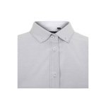 VL PRITHVI WOMEN. Cămașă Oxford (180 g/m&sup2;) pentru femei, confecționată din bumbac (50%), poliester (45%) și elastan (5%) - Gri deschis