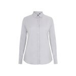 VL PRITHVI WOMEN. Cămașă Oxford (180 g/m&sup2;) pentru femei, confecționată din bumbac (50%), poliester (45%) și elastan (5%) - Gri deschis