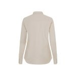 VL PRITHVI WOMEN. Cămașă Oxford (180 g/m&sup2;) pentru femei, confecționată din bumbac (50%), poliester (45%) și elastan (5%) - Natural deschis