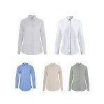 VL PRITHVI WOMEN. Cămașă Oxford (180 g/m&sup2;) pentru femei, confecționată din bumbac (50%), poliester (45%) și elastan (5%)