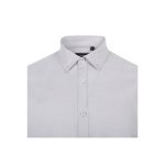 VL PRITHVI MAN. Męska koszula Oxford (180 g/m&sup2;) z bawełny (50%), poliestru (45%) i elastanu (5%) - Jasno szary