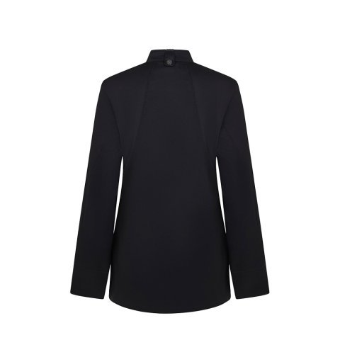 VL THOTH. D&aacute;mska kuch&aacute;rska bunda (190 g/m&sup2;) vyroben&aacute; z bavlny (35 %) a recyklovan&eacute;ho polyesteru (65 %) - Čierna