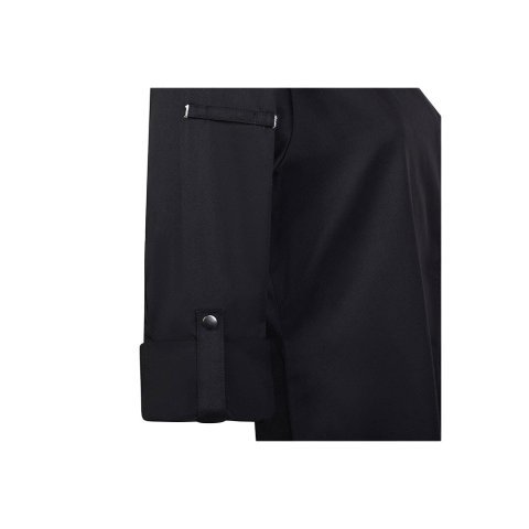VL THOTH. D&aacute;mska kuch&aacute;rska bunda (190 g/m&sup2;) vyroben&aacute; z bavlny (35 %) a recyklovan&eacute;ho polyesteru (65 %) - Čierna