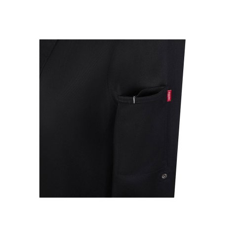 VL THOTH. D&aacute;mska kuch&aacute;rska bunda (190 g/m&sup2;) vyroben&aacute; z bavlny (35 %) a recyklovan&eacute;ho polyesteru (65 %) - Čierna
