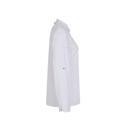 VL THOTH. D&aacute;mska kuch&aacute;rska bunda (190 g/m&sup2;) vyroben&aacute; z bavlny (35 %) a recyklovan&eacute;ho polyesteru (65 %) - Biela
