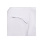 VL AGNI. Giacca da cucina unisex (190 g/m&sup2;), realizzata in cotone (35%) e poliestere riciclato (65%) - Bianco