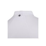 VL AGNI. Giacca da cucina unisex (190 g/m&sup2;), realizzata in cotone (35%) e poliestere riciclato (65%) - Bianco