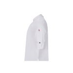 VL AGNI. Giacca da cucina unisex (190 g/m&sup2;), realizzata in cotone (35%) e poliestere riciclato (65%) - Bianco