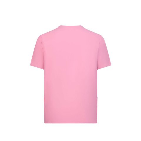 VL FLORA. Tuniek met korte mouwen (140 g/m&sup2;) gemaakt van 100% microvezel - Roze