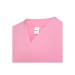 VL FLORA. Tuniek met korte mouwen (140 g/m&sup2;) gemaakt van 100% microvezel - Roze
