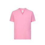 VL FLORA. Tuniek met korte mouwen (140 g/m&sup2;) gemaakt van 100% microvezel - Roze
