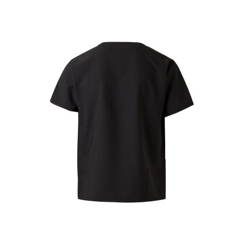 VL FLORA. Tuniek met korte mouwen (140 g/m&sup2;) gemaakt van 100% microvezel - Zwart