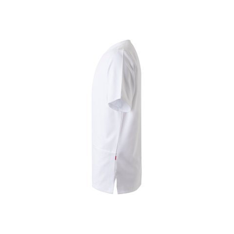 VL FLORA. Tuniek met korte mouwen (140 g/m&sup2;) gemaakt van 100% microvezel - Wit