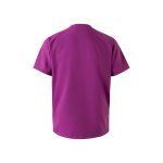 VL FLORA. Tuniek met korte mouwen (140 g/m&sup2;) gemaakt van 100% microvezel - Donkerroze