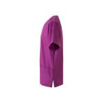 VL FLORA. Tuniek met korte mouwen (140 g/m&sup2;) gemaakt van 100% microvezel - Donkerroze