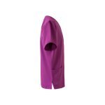 VL FLORA. Tuniek met korte mouwen (140 g/m&sup2;) gemaakt van 100% microvezel - Donkerroze