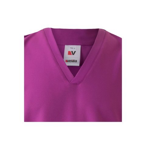 VL FLORA. Tuniek met korte mouwen (140 g/m&sup2;) gemaakt van 100% microvezel - Donkerroze