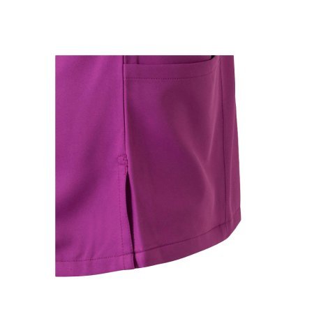 VL FLORA. Tuniek met korte mouwen (140 g/m&sup2;) gemaakt van 100% microvezel - Donkerroze