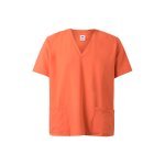 VL FLORA. Tuniek met korte mouwen (140 g/m&sup2;) gemaakt van 100% microvezel - Oranje