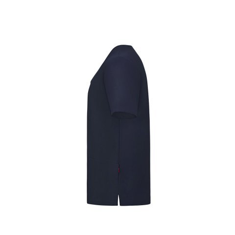 VL FLORA. Tuniek met korte mouwen (140 g/m&sup2;) gemaakt van 100% microvezel - Marineblauw