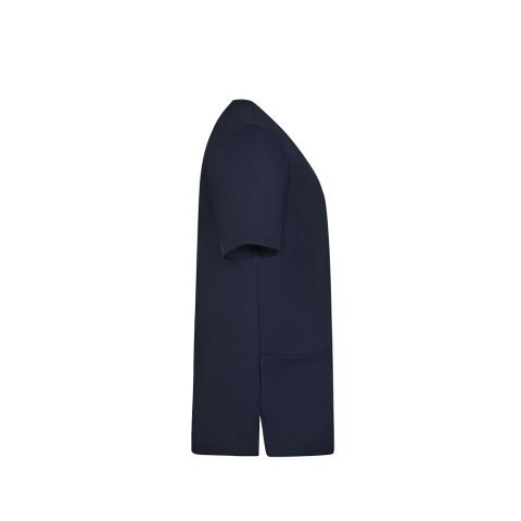 VL FLORA. Tuniek met korte mouwen (140 g/m&sup2;) gemaakt van 100% microvezel - Marineblauw