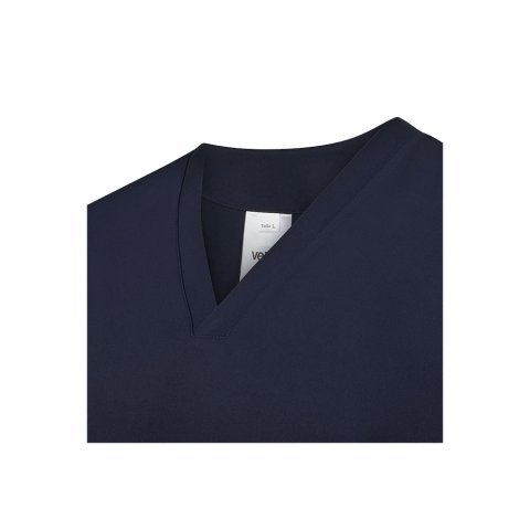 VL FLORA. Tuniek met korte mouwen (140 g/m&sup2;) gemaakt van 100% microvezel - Marineblauw