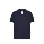 VL FLORA. Tuniek met korte mouwen (140 g/m&sup2;) gemaakt van 100% microvezel - Marineblauw