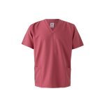 VL FLORA. Tuniek met korte mouwen (140 g/m&sup2;) gemaakt van 100% microvezel - Pastel roze