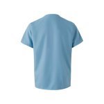 VL FLORA. Tuniek met korte mouwen (140 g/m&sup2;) gemaakt van 100% microvezel - Pastel blauw