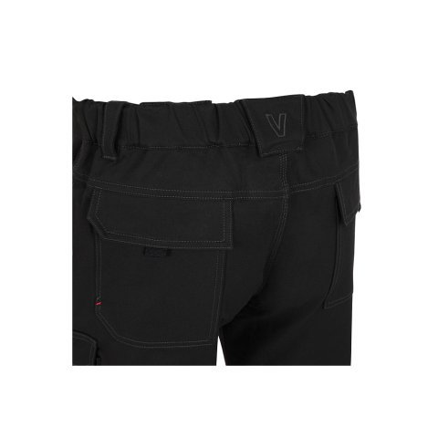 VL NYMPHS. 4-Xtreme trousers in twill (280 g/m&sup2;) made from EME elastomultiester (100%) - Black