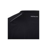 VL RHEA. Техническа тениска от пике (110 g/m&sup2;), изработена от 100% рециклиран полиестер - черно