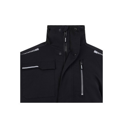 VL NYX. Vattert jakke (180 g/m&sup2;), laget av resirkulert polyester (50 %) og polyester (50 %) - Svart