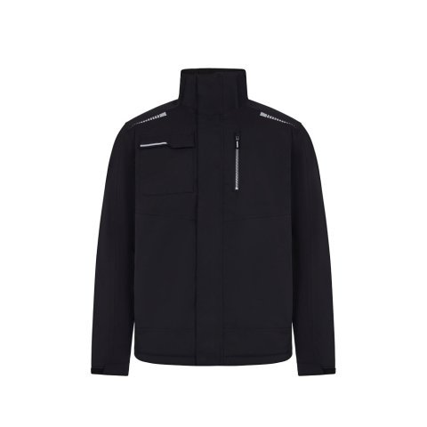 VL NYX. Vattert jakke (180 g/m&sup2;), laget av resirkulert polyester (50 %) og polyester (50 %) - Svart