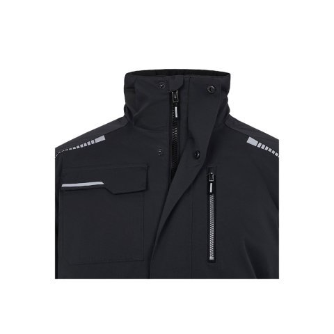 VL NYX. Vattert jakke (180 g/m&sup2;), laget av resirkulert polyester (50 %) og polyester (50 %) - Gr&aring; 