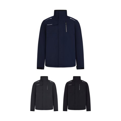 VL NYX. Vattert jakke (180 g/m&sup2;), laget av resirkulert polyester (50 %) og polyester (50 %)