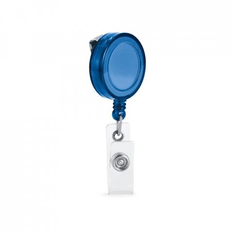 YEATS. Uittrekbare badgehouder - Blauw