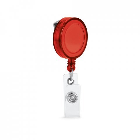 YEATS. Uittrekbare badgehouder - Rood