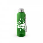 ENDERS M. Garrafa em PET reciclado (100% rPET) com acabamento transl&uacute;cido brilhante 600 mL - Verde