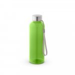 ENDERS M. Garrafa em PET reciclado (100% rPET) com acabamento transl&uacute;cido brilhante 600 mL - Verde claro