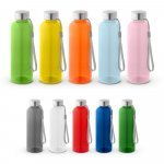 ENDERS M. Garrafa em PET reciclado (100% rPET) com acabamento transl&uacute;cido brilhante 600 mL