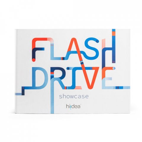 FLASH DRIVE SHOWCASE. Pr&eacute;sentoir de cl&eacute;s USB - Panach&eacute;