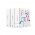 FLASH DRIVE SHOWCASE. Pr&eacute;sentoir de cl&eacute;s USB - Panach&eacute;